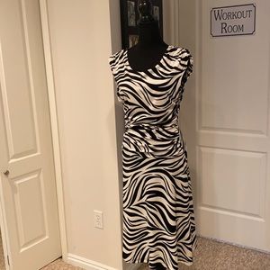 Size 12 zebra print dress